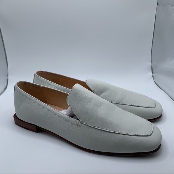 NWB Frye Women's Claire Venetian Leather Loafers white size 6.5M 1708 - Picture 4 of 12